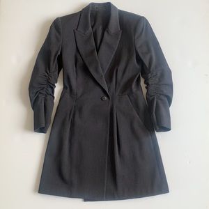 Theory Gray Blazer Jacket Dress Sz 4